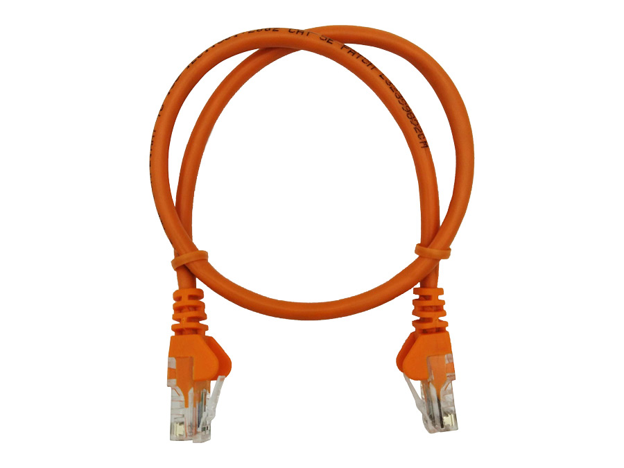 Linkbasic 50cm UTP Cat5e Flylead Orange