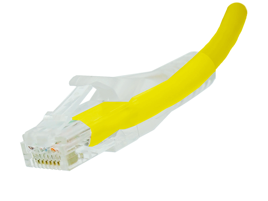 Linkbasic 1 Metre UTP Cat6 Flylead Yellow