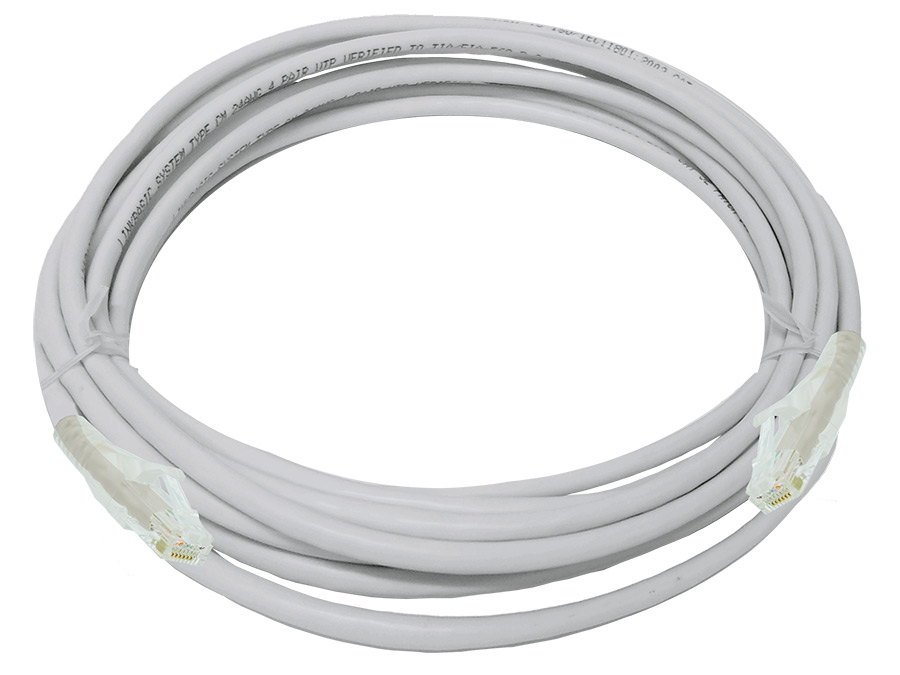 Linkbasic 5 Metre UTP Cat6a Flylead Grey