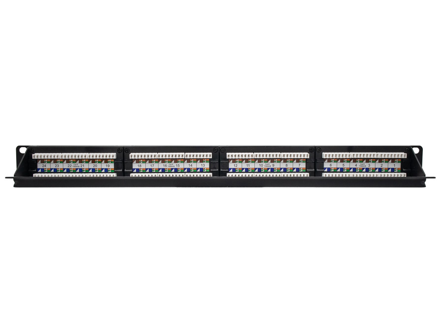 Linkbasic 24 Port Cat6 Rack Mount Patch Panel