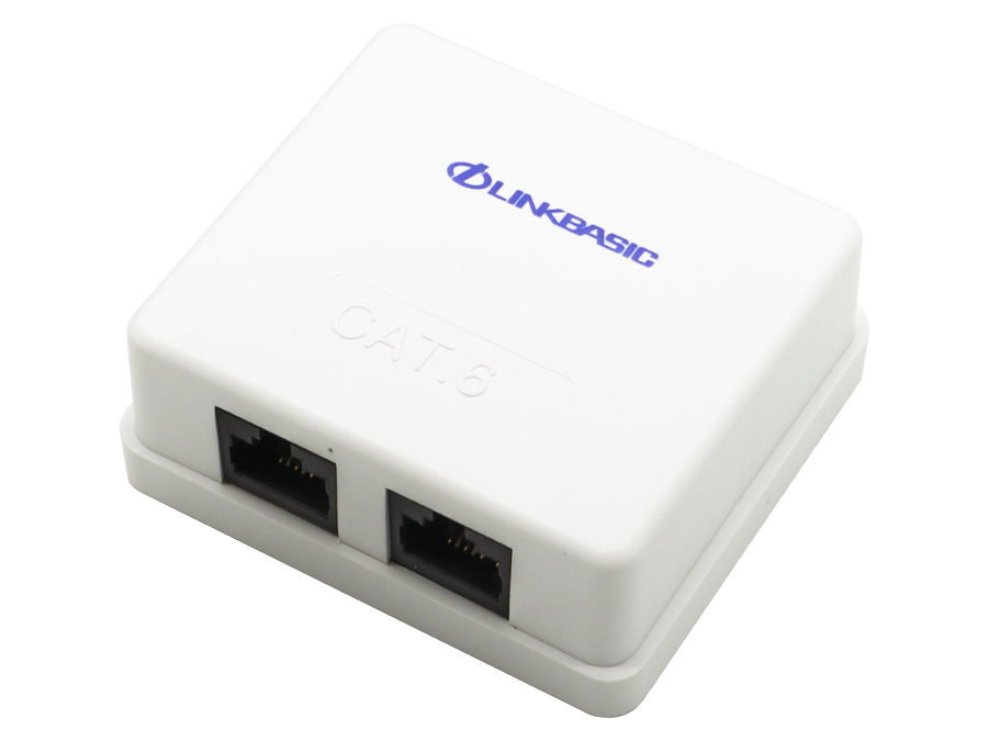 Linkbasic Cat6 Double Surface Mount Box