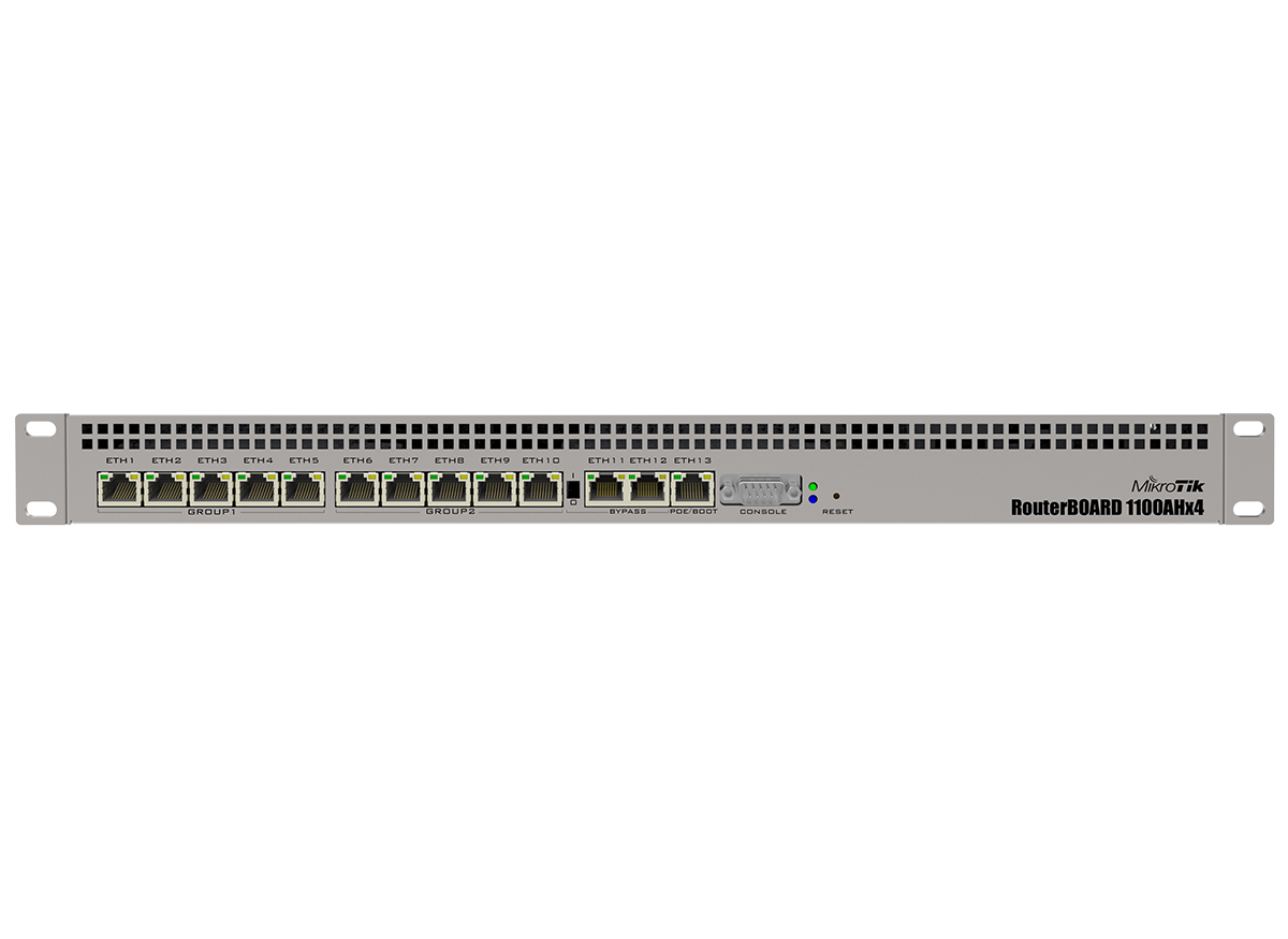 MikroTik 13 Port Gigabit 4 Core L6 Rack-Mount Router