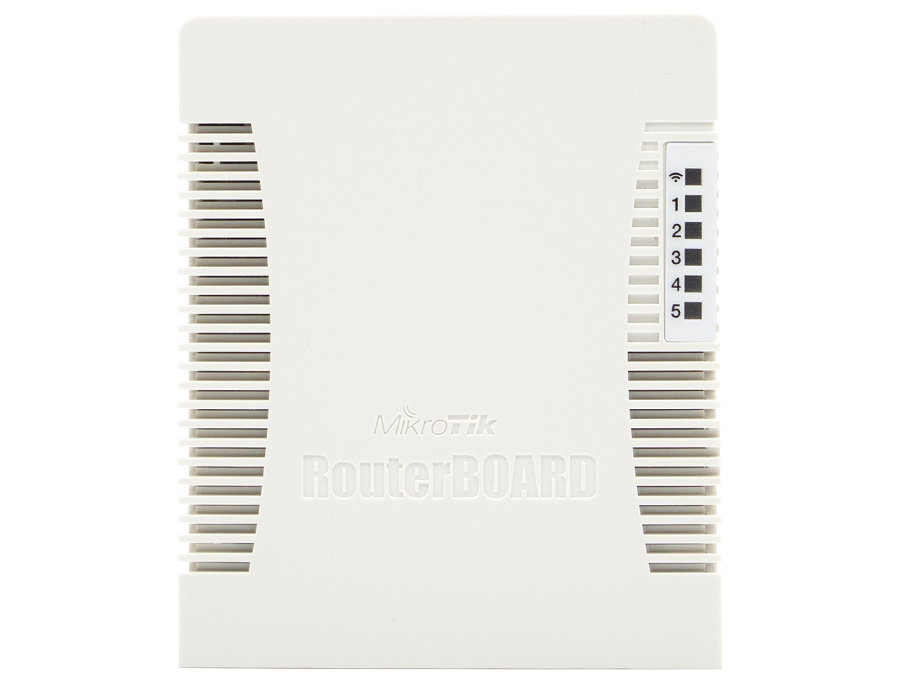 MikroTik 2.4GHz 2.5dBi 5 Port Ethernet WiFi Router