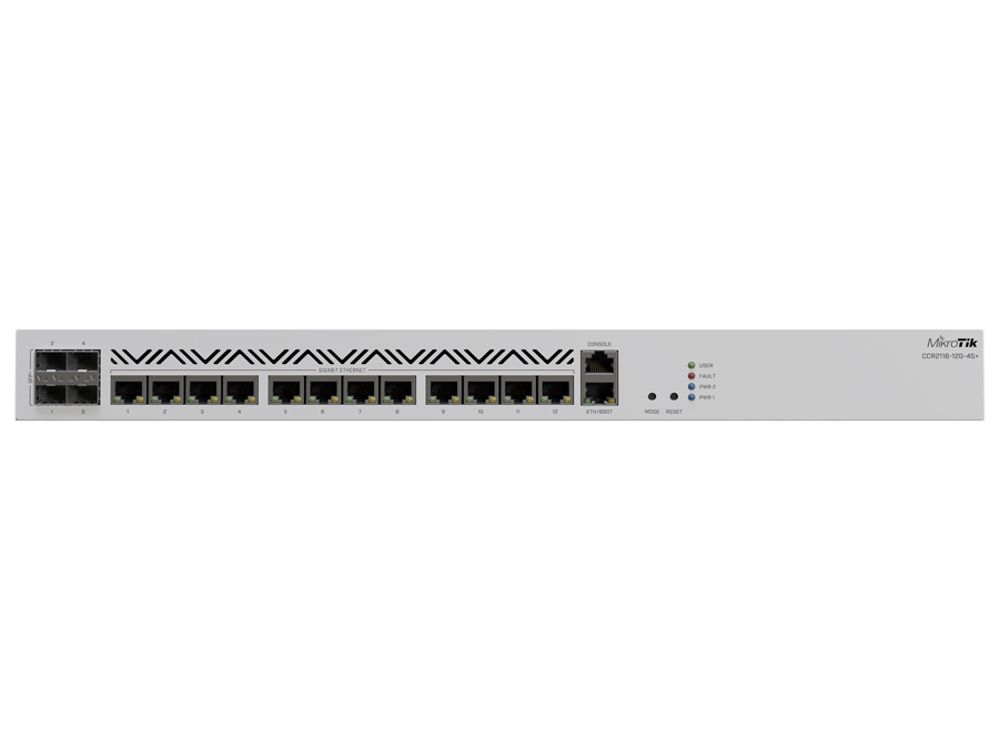 MikroTik Cloud Core 12 Port Gigabit 4SFP+ 16 Core Router