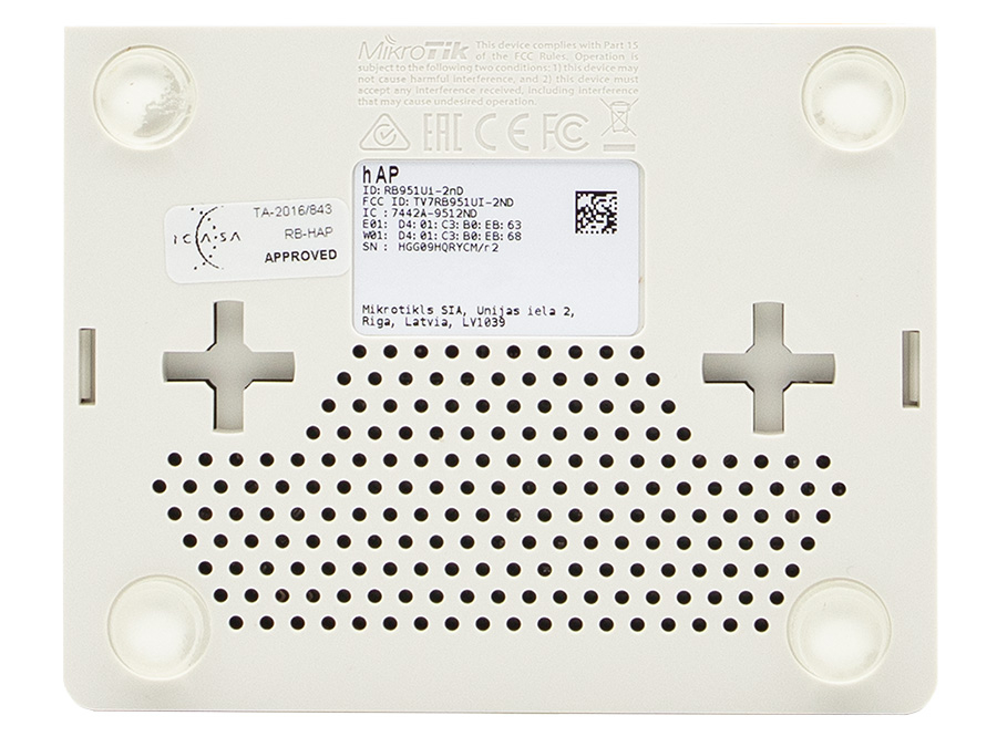 MikroTik hAP 5 Port Ethernet 300Mbps WiFi 4 Router