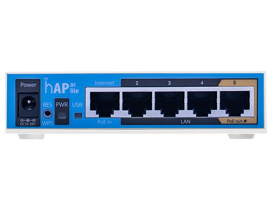MikroTik hAP ac Lite 5 Port Ethernet 750Mbps WiFi 5 Router