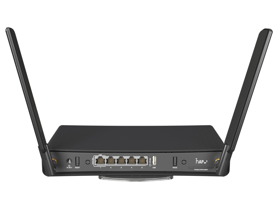 MikroTik hAP ax3 4 Gigabit 1 Port 2.5G PoE 1800Mbps WiFi 6 Router