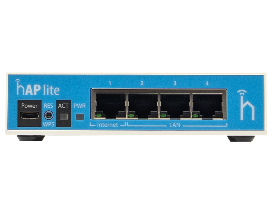 MikroTik hAP Lite 4 Port Ethernet 300Mbps WiFi 4 Router
