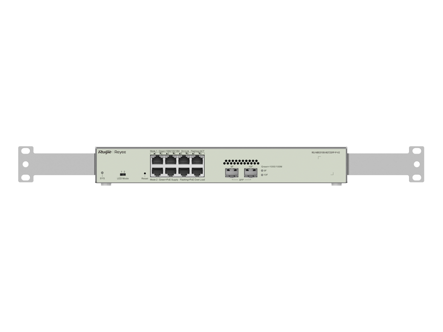 Reyee 8 Port Gigabit PoE 125W 2SFP Layer 2+ Smart Managed Switch