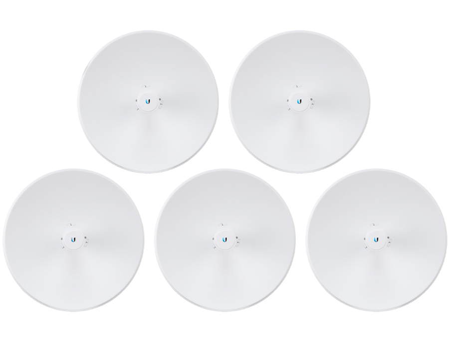 Ubiquiti UISP airMAX PowerBeam AC 5GHz 25dBi Radio 5 Pack