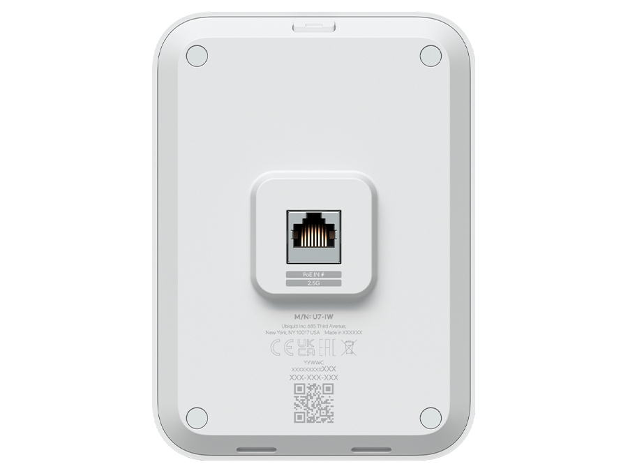 Ubiquiti UniFi Dual Band WiFi 7 2.5G PoE Out In-Wall AP