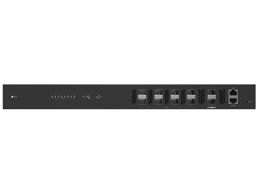 Ubiquiti UISP Fiber GPON OLT 8 PON Ports 2SFP+
