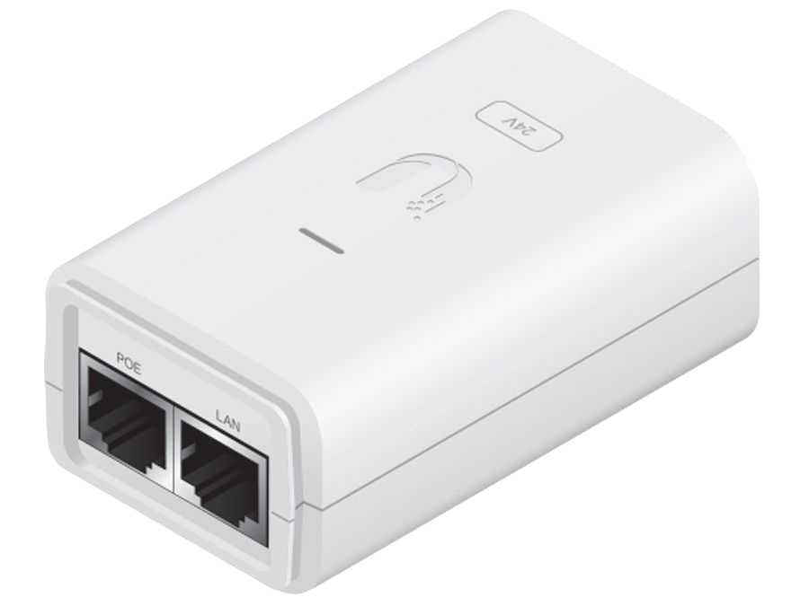 Ubiquiti Gigabit PoE Adapter 24V 24W with No Cable