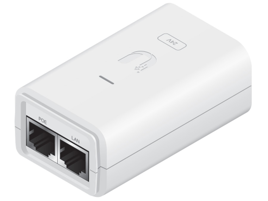 Ubiquiti Gigabit PoE Adapter 24V 7W with No Cable