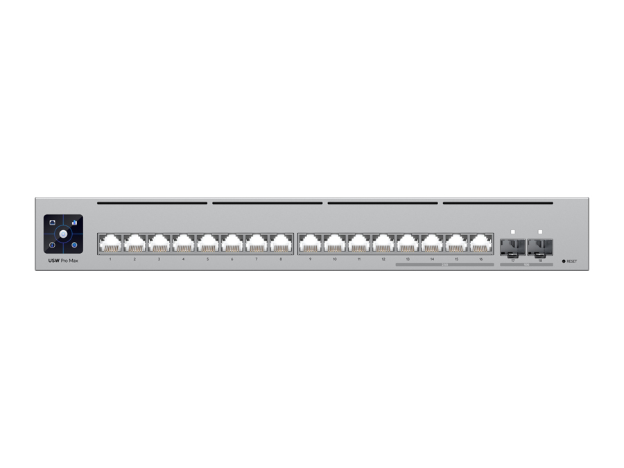 Ubiquiti UniFi Pro Max Switch 16 with 12 Gigabit 4x 2.5Gbps 2SFP+